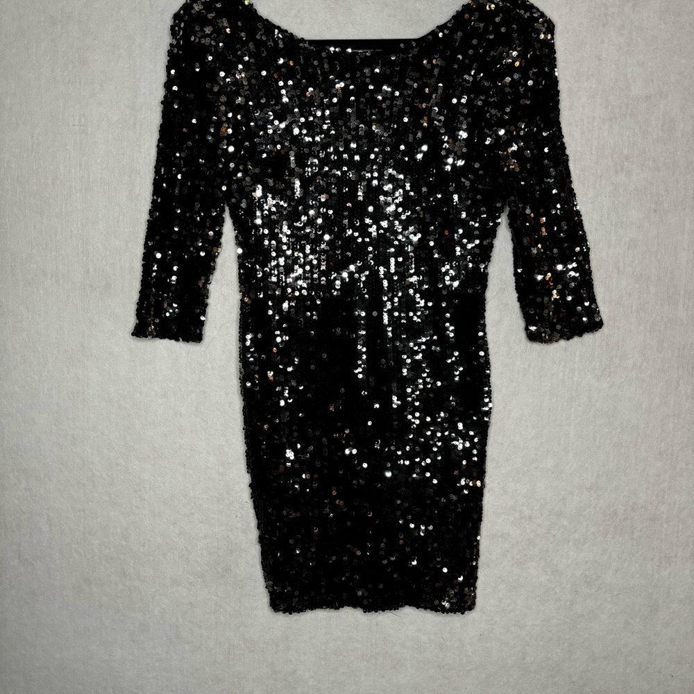 Black Sequin dress